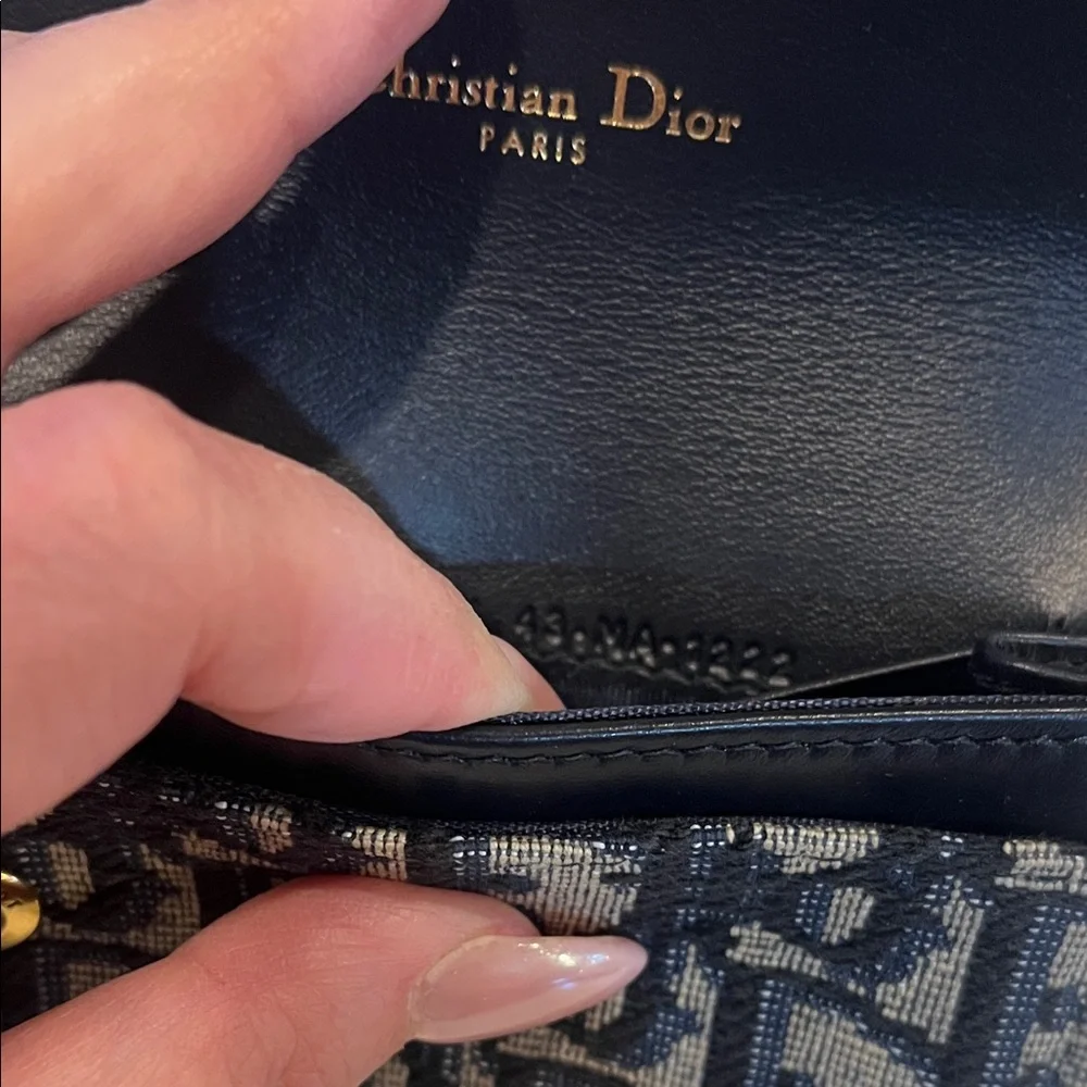 Dior Saddle Bloom Card Holder NWOT